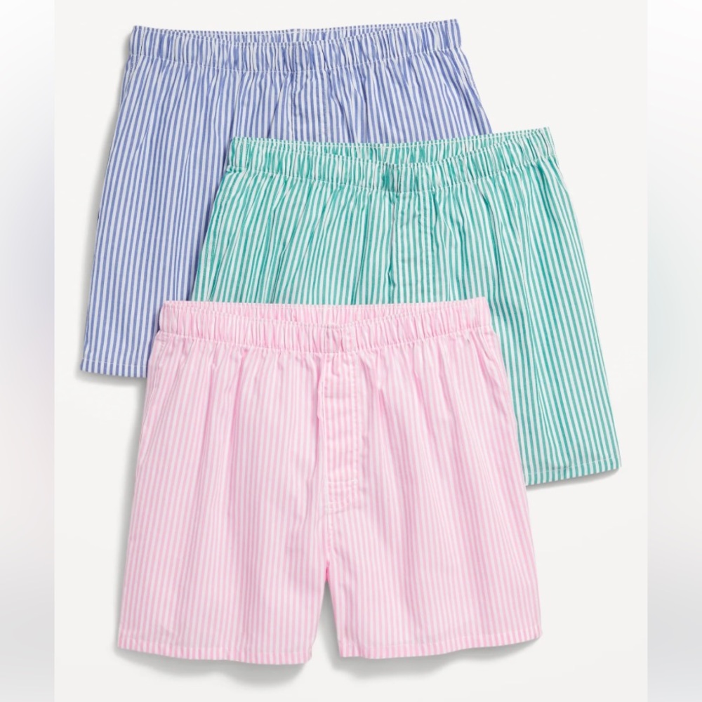 Soft-Washed Boxer Shorts 3-Pack for Men -- 3.75-inch inseam